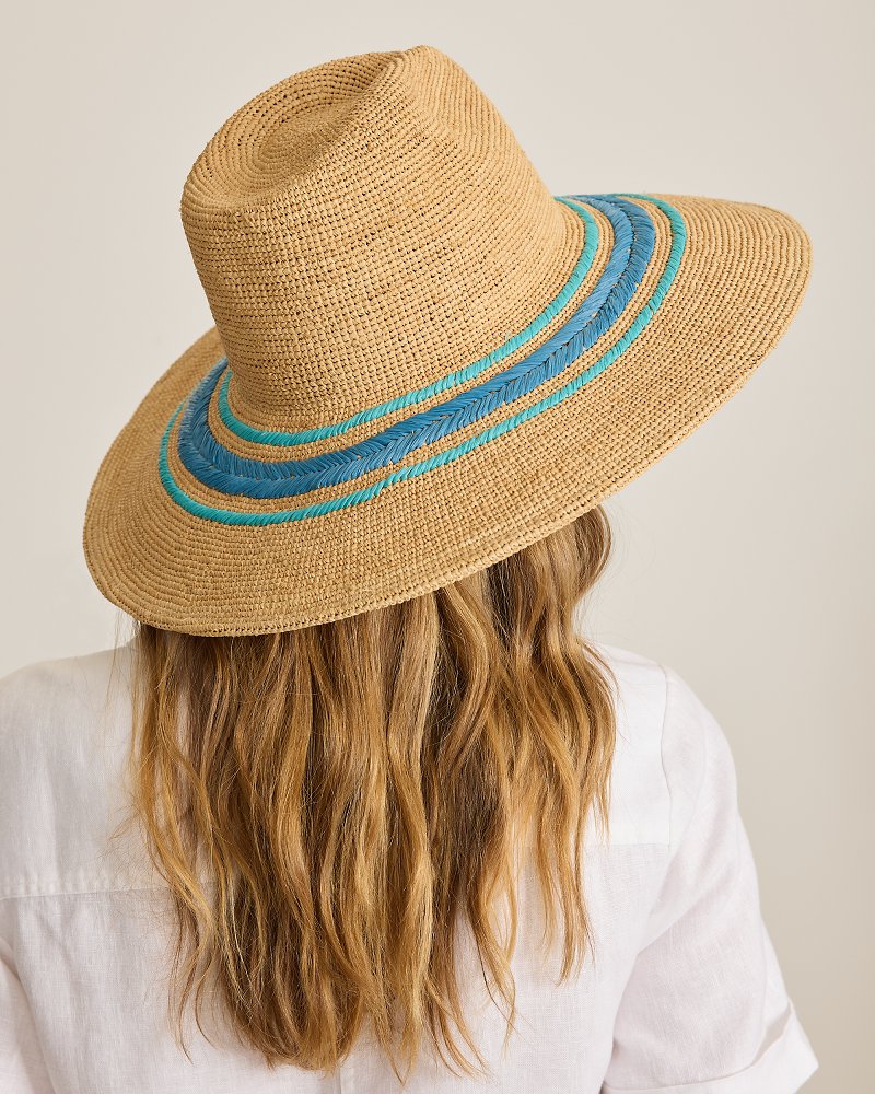 Viola Crochet Raffia Hat - Nocturnal