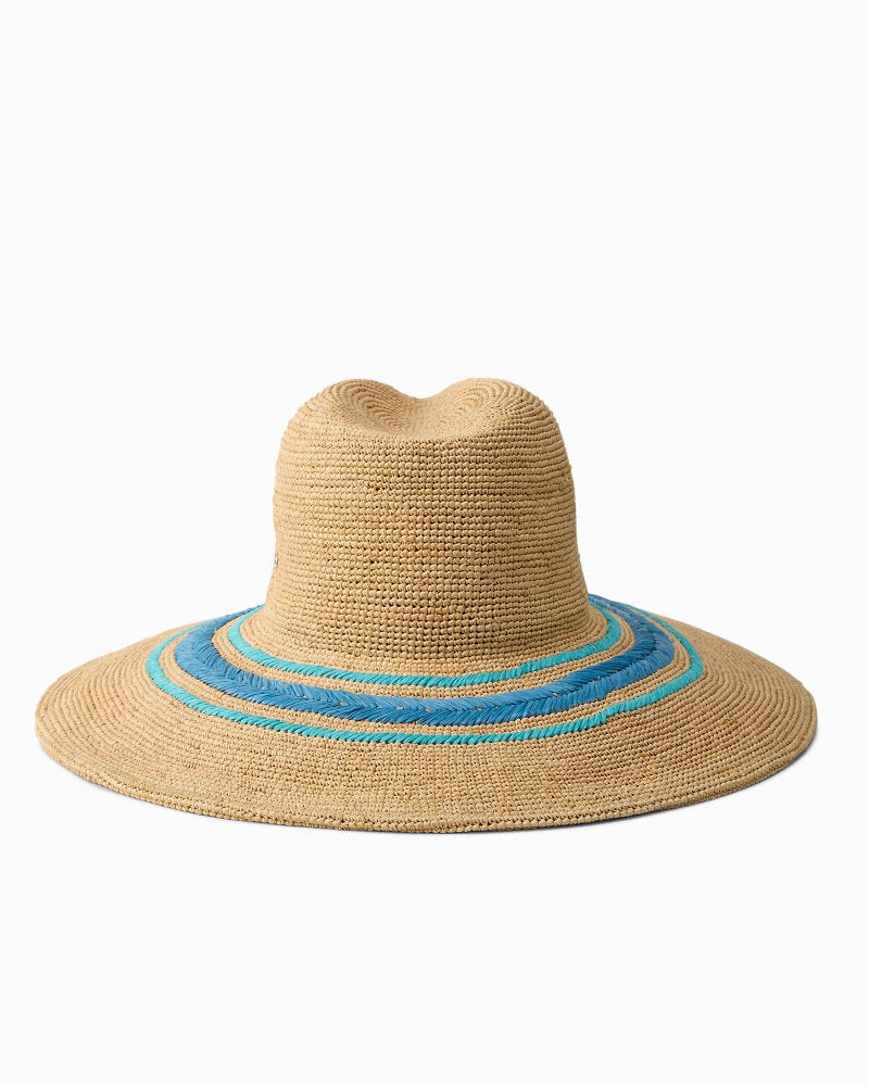Viola Crochet Raffia Hat - Nocturnal