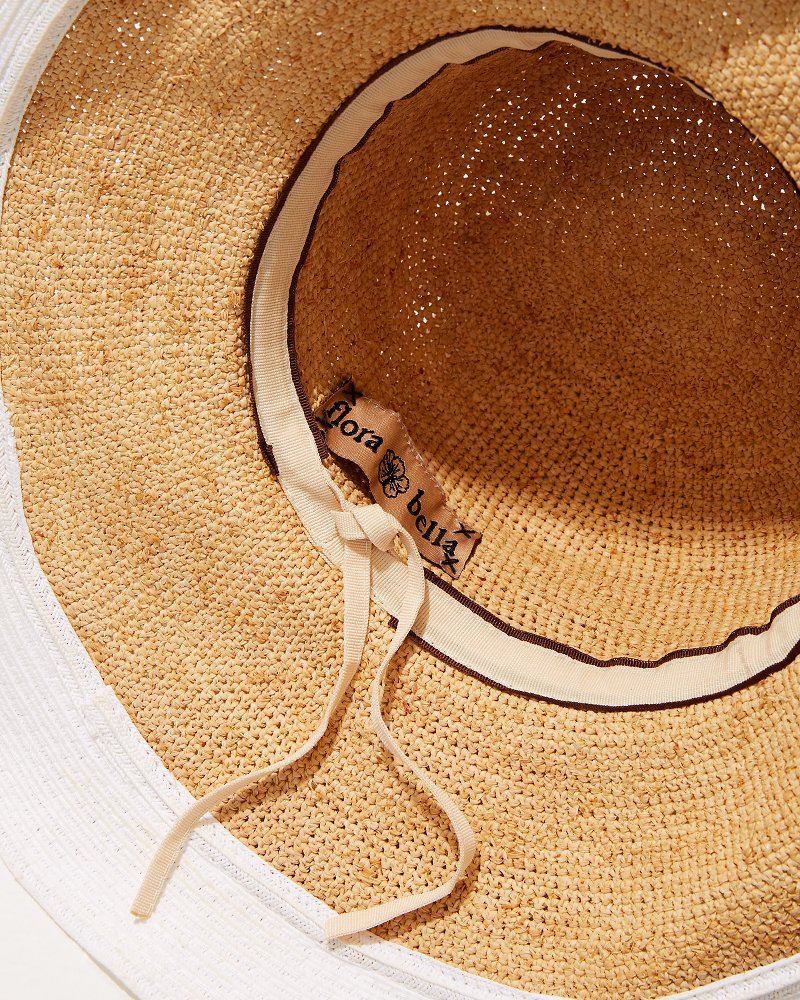 Lucia Brimmed Hat - White