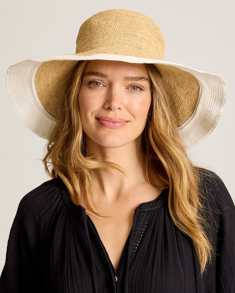 Lucia Brimmed Hat - White